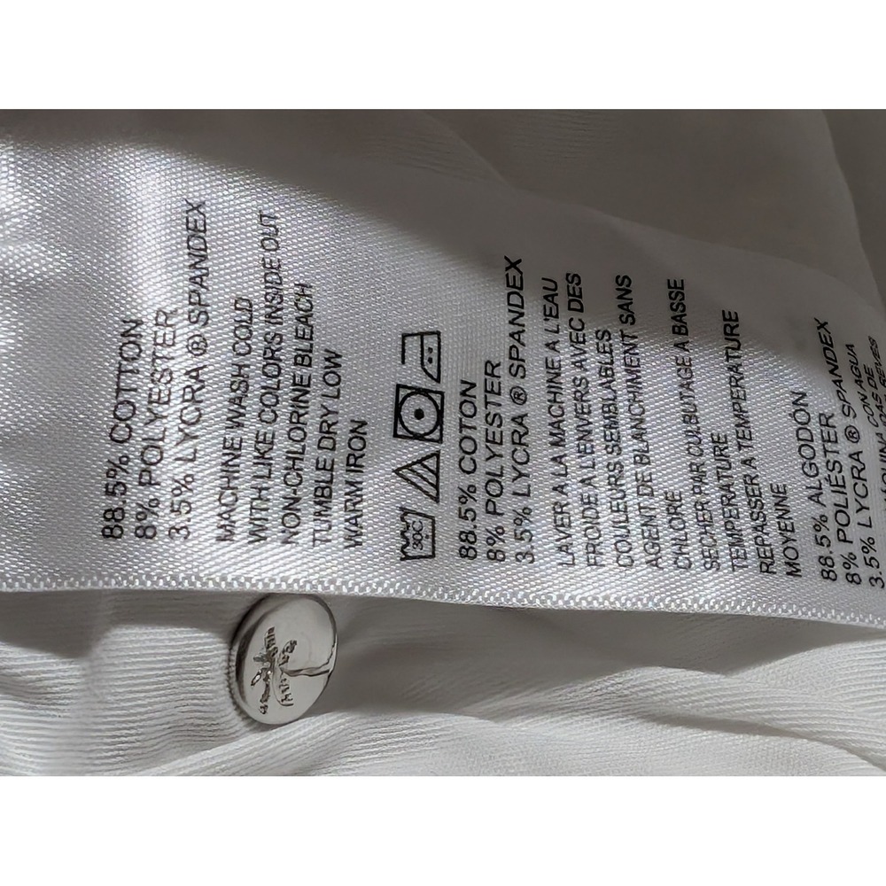 Tommy Bahama Shorts Women 4 White Bermuda 191-TW110609 Cotton Stretch Coastal - Picture 4 of 8